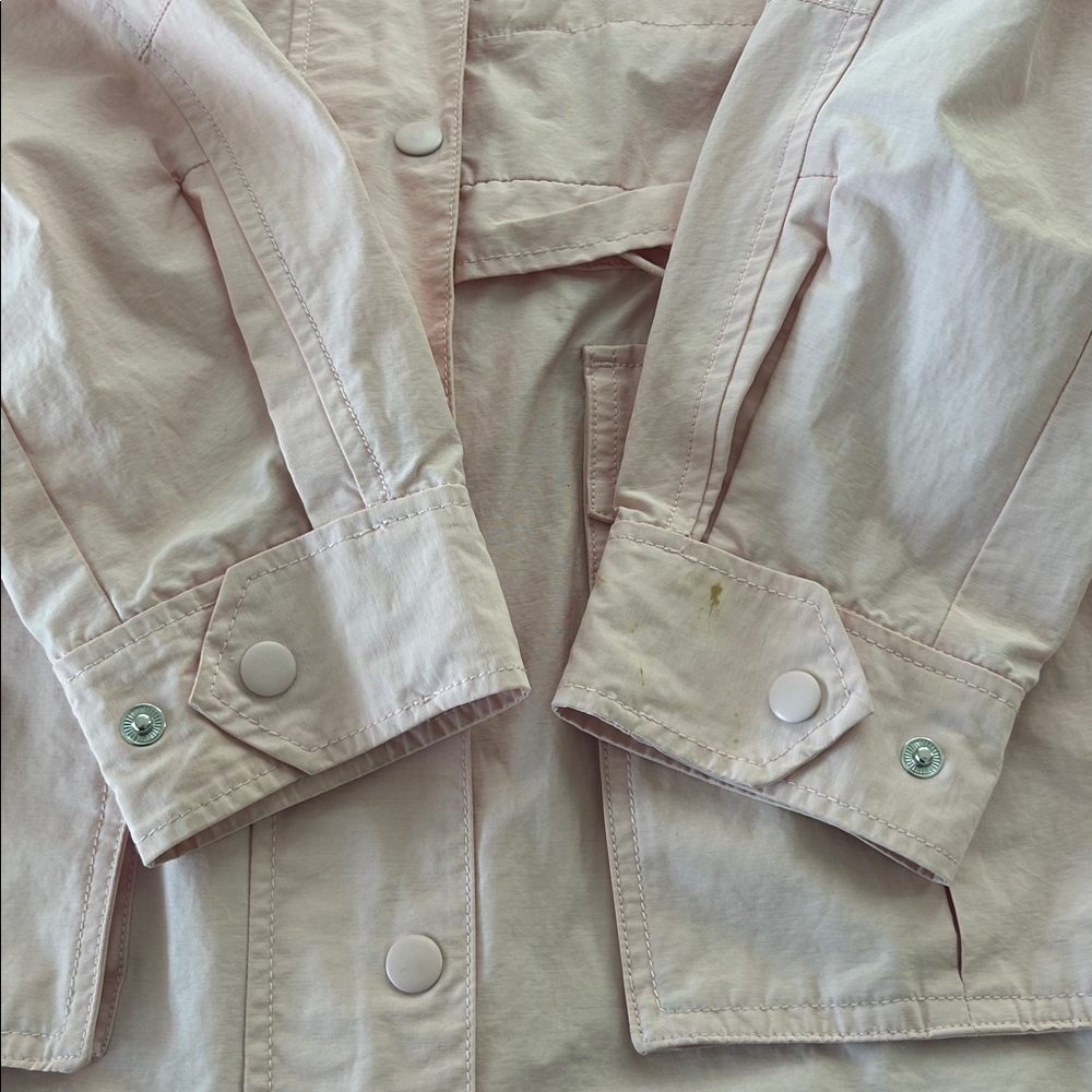 J. Crew Light Pink Hooded Utility Jacket - Picture 11 of 16
